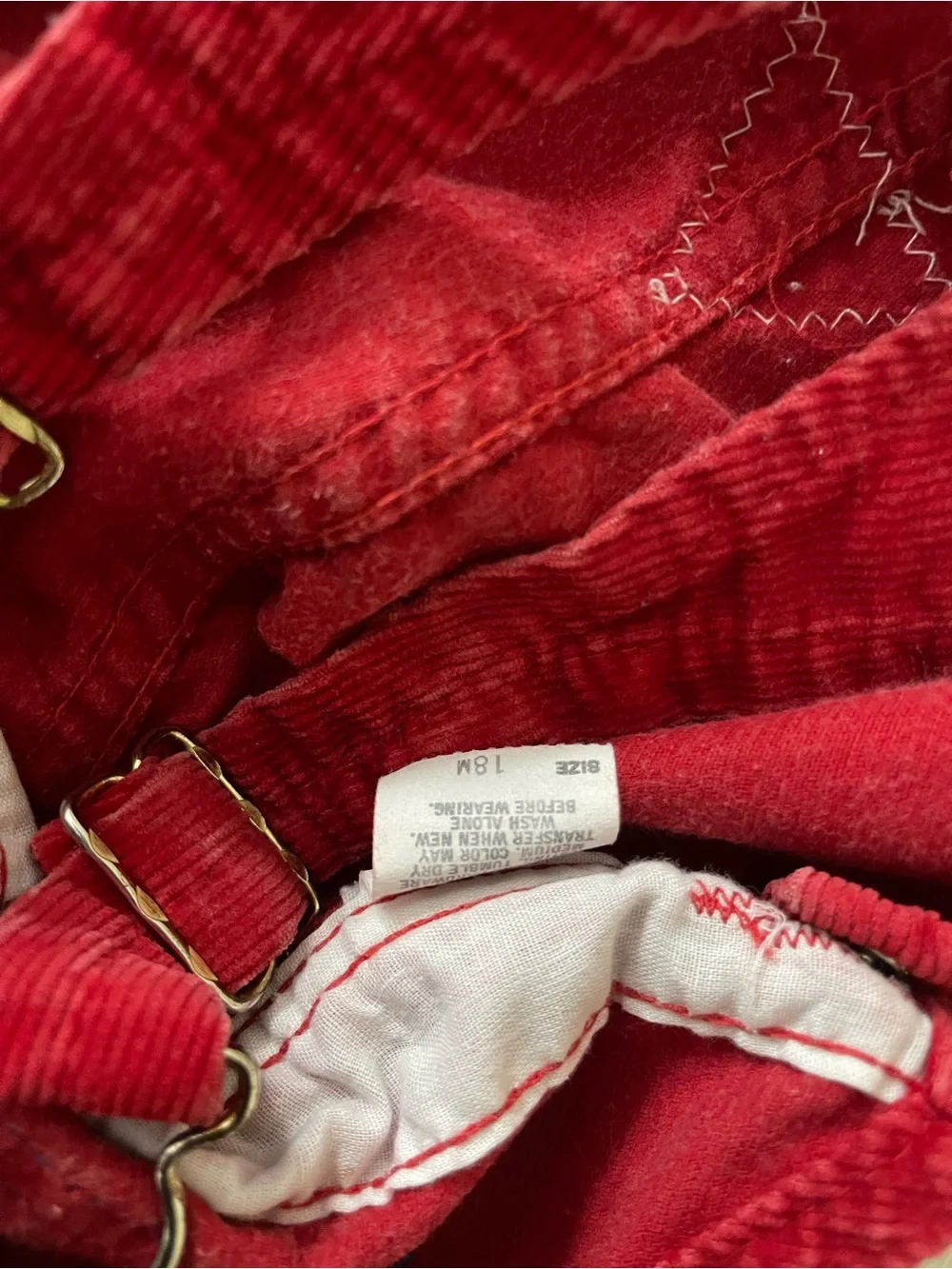 Vintage Oshkosh Color Block Overalls